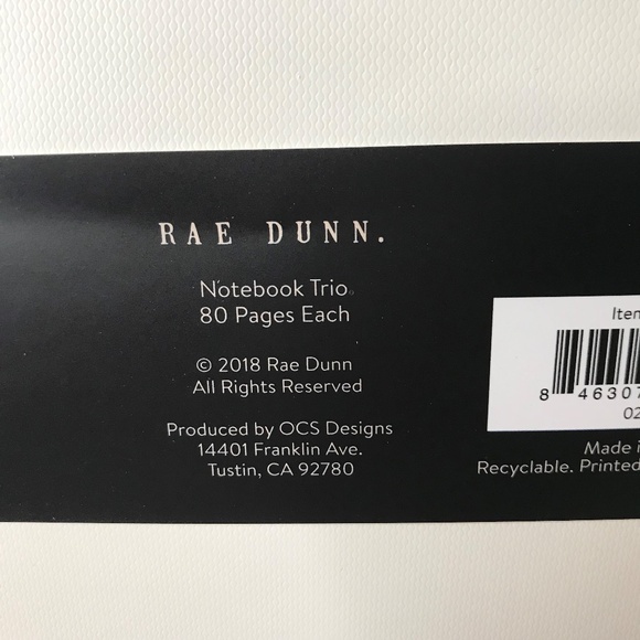 Rae Dunn Notebook Trio - Picture 8 of 8